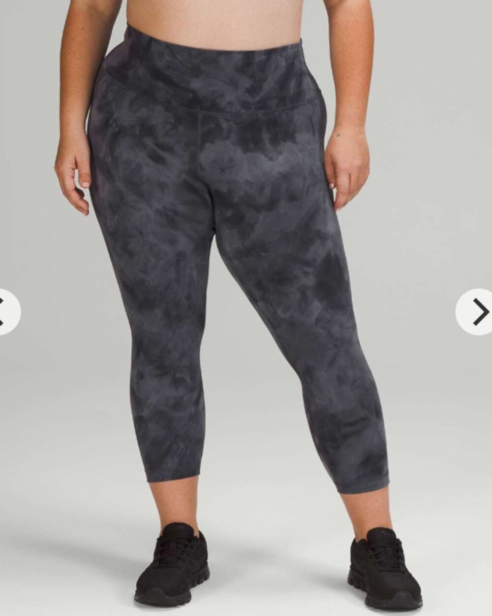 Lululemon Wunder Train High-Rise Leggings 23" Diamond Dye Pitch Grey Graphite 6